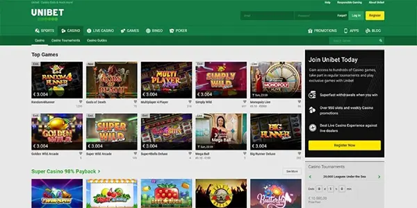 Bonus rounds feature